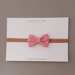 Laço Zoe - Linho rosa claro - comprar online