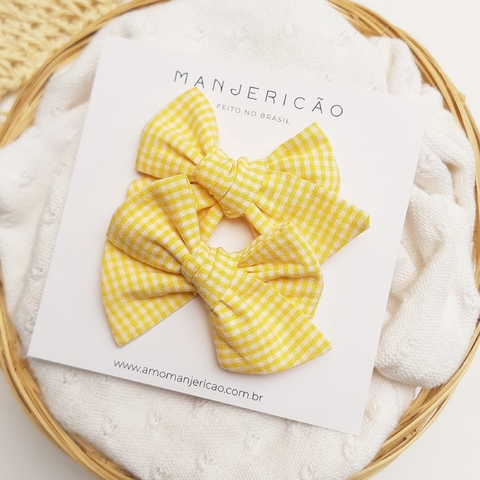 DUO VICHY - AMARELO