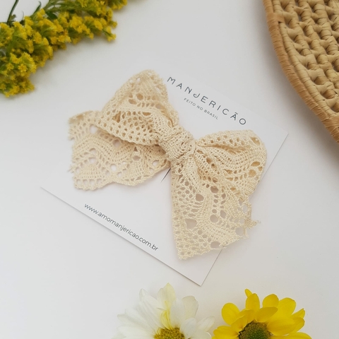 Laço Lis large - RENDA DE ALGODÃO