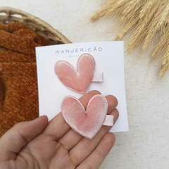 DUO CORAÇÃO VELUDO - BLUSH - comprar online