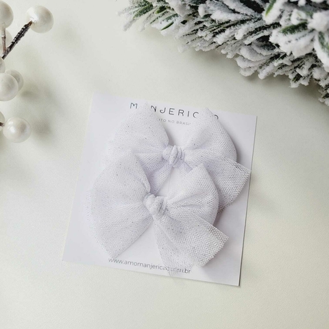 DUO TULE GLITTER BRANCO