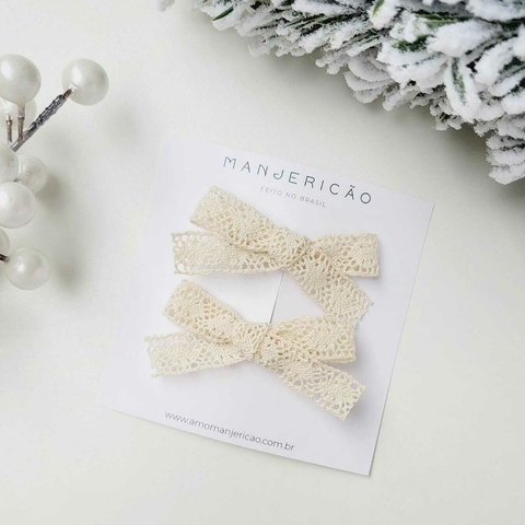 DUO LIS - RENDA ALGODÃO CRU