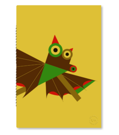 Caderno Lobo Bobo Morcego