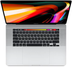 MacBook Pro 16" Prata 512GB Intel Core i7 de 6 núcleos e 2,6 GHz e 9a geração - Ishop