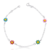 Pulseira Misto 4 Flores Multicolorido Mista