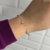 Pulseira Com Pingentes Zircônia Redonda Vermelha Prata 925 - comprar online