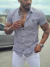 CAMISA MC GRAY STRIPED VISCOSE na internet