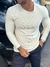 SUETER CANELADO CREME - comprar online