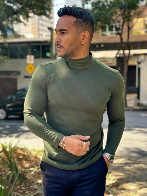 SUETER ML GOLA MEDIA CANELADO