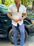 CAMISA MC ELASTANO OFF WHITE - comprar online