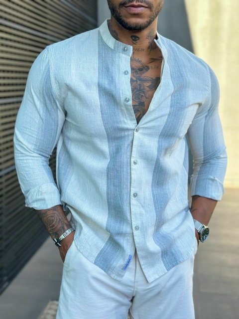 CAMISA ML GOLA PADRE LISTRADO