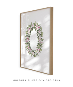 QUADRO DECORATIVO LETRA BOTÂNICA O - comprar online