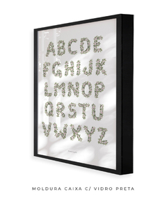 Imagem do QUADRO DECORATIVO LETRAS ABC BOTÂNICO