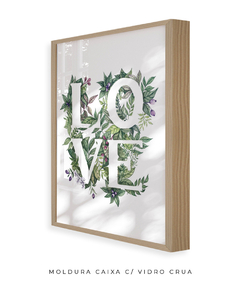 Quadro Decorativo Love