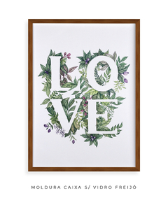 Quadro Decorativo Love - comprar online