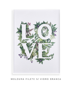 Quadro Decorativo Love