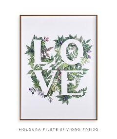 Quadro Decorativo Love - loja online