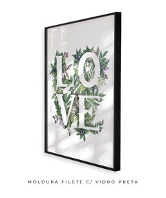 Quadro Decorativo Love - comprar online