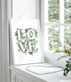 Quadro Decorativo Love