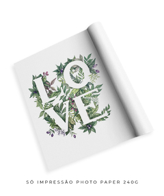 Quadro Decorativo Love - comprar online