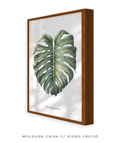 Quadro Decorativo Monstera Deliciosa - Flowersjuls - Quadros botânicos decorativos | Aquarelas autorais