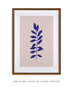 Quadro Decorativo Outono Minimal Blue II na internet