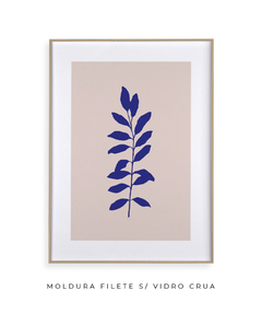 Quadro Decorativo Outono Minimal Blue II na internet