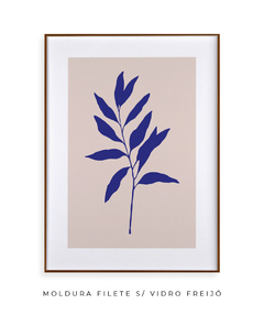 Quadro Decorativo Outono Minimal Blue III na internet