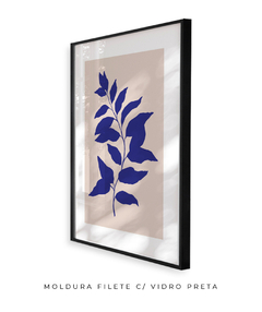 Quadro Decorativo Outono Minimal Blue IV