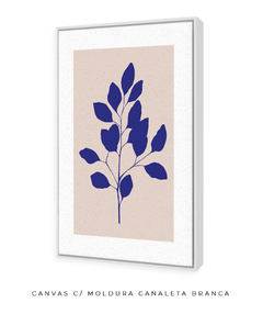 Quadro Decorativo Outono Minimal Blue V na internet