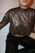 POLERA CROP ANIMAL PRINT - CROMO BA