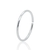 Piercing argolinha lisa grafite