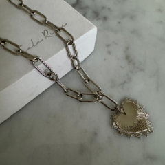 Collar Eros Bañado en níquel - Cáp. Essence New edition - Obsequium Jewelry & Complements