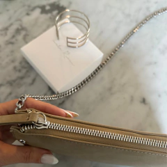 *New* Caja Milan Silver pieces - Mini Bag & Brazalete - tienda online