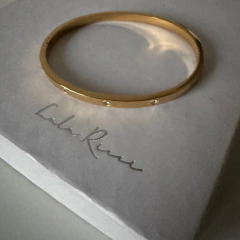 Pulsera Salma de acero con baño dorado o plata en internet