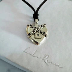 Choker Clio Silver Cordón negro o chocolate - Obsequium Jewelry & Complements