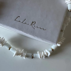 Collar Lola de caracoles y Baño Oro 24k - Cápsula Suliá - tienda online