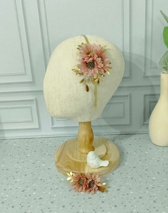 TIARA + BICO DE PATO COLEÇÃO MEU JARDIM (2 PEÇAS)