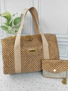 Bolsa + Carteirinha Cherry (METAIS DOURADOS)