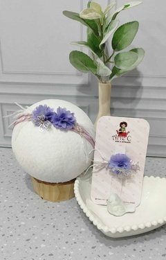 COLEÇÃO CAMÉLIA (FAIXINHA + BICO DE PATO) Cor roxo