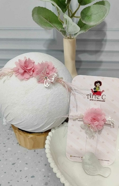 COLEÇÃO CAMÉLIA (FAIXINHA + BICO DE PATO) Cor ROSA BEBÊ