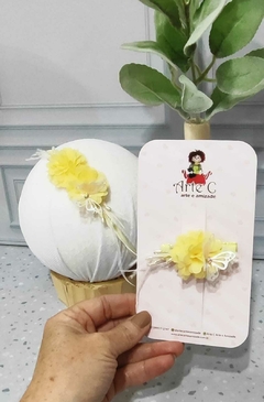COLEÇÃO CAMÉLIA (FAIXINHA + BICO DE PATO) Cor amarelo - comprar online