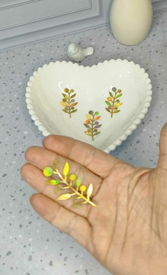 Recorte folhagem holográfica dourada MODELO 3 - comprar online