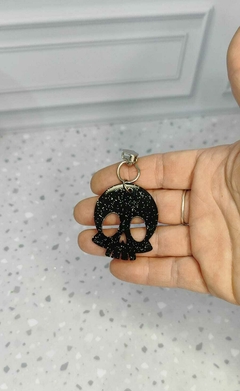 Cursor/Puxador de zíper niquelado N/5 CAVEIRA 2 - comprar online