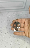 Cursor/Puxador de zíper niquelado N/5 CAVEIRA 1