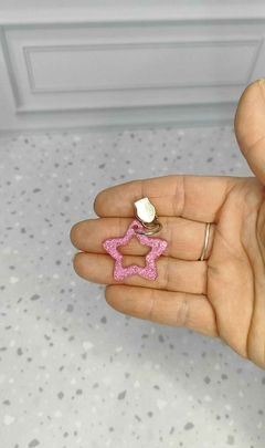 Cursor/Puxador de zíper niquelado N/5 ESTRELA VAZADA - comprar online