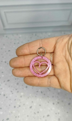 Cursor/Puxador de zíper niquelado N/5 CÍRCULO CORAÇÃO - comprar online