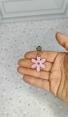 Cursor/Puxador de zíper niquelado N/5 FLOR MOD.2