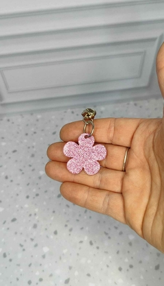 Cursor/Puxador de zíper niquelado N/5 FLOR