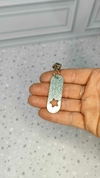 Cursor/Puxador de zíper niquelado N/5 BASE COM ESTRELA